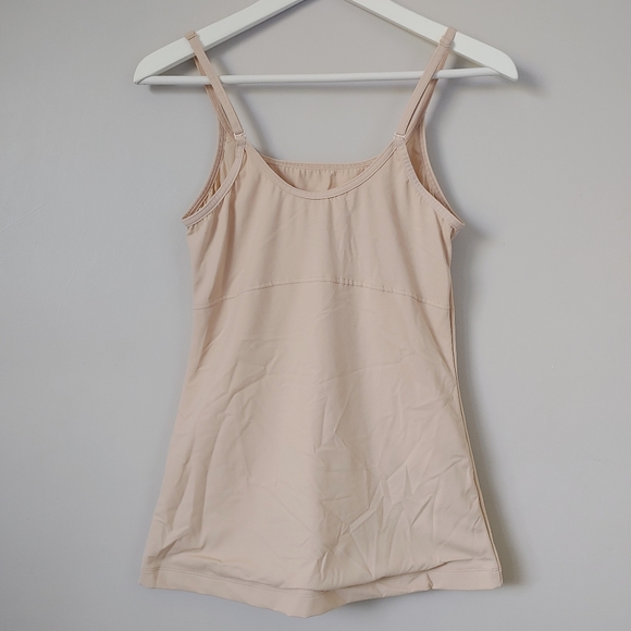 MAIDENFORM Flexees Long Length Shapewear Camisole Tank Top Size XL Beige - Picture 5 of 12